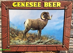 Genesee Beer Plastic Insert Ram Sign