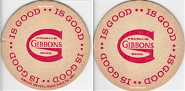 Gibbons is Good Beer Coaster