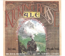 Kicking Horse Ale Biere Beer Label