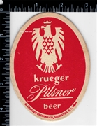 Krueger Pilsner Beer Coaster