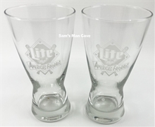 Miller Lite America's Favorite Baseball Glass Set