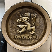 Lowenbrau Barrel Sign