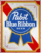 Pabst Blue Ribbon Metal Sign