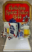 Pabst Blue Ribbon Holiday Spirit Sign