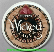 Pete's Wicked Lager Pinback