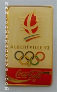 Coca Cola Albertville Olympics Pin