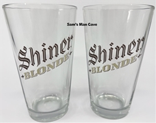 Shiner Blonde Pint Glass Set