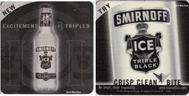 Smirnoff Ice Triple Black Coaster