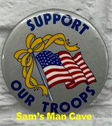 Support Our Troops Pinback