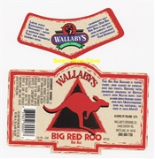 Wallaby's Big Red Roo Label