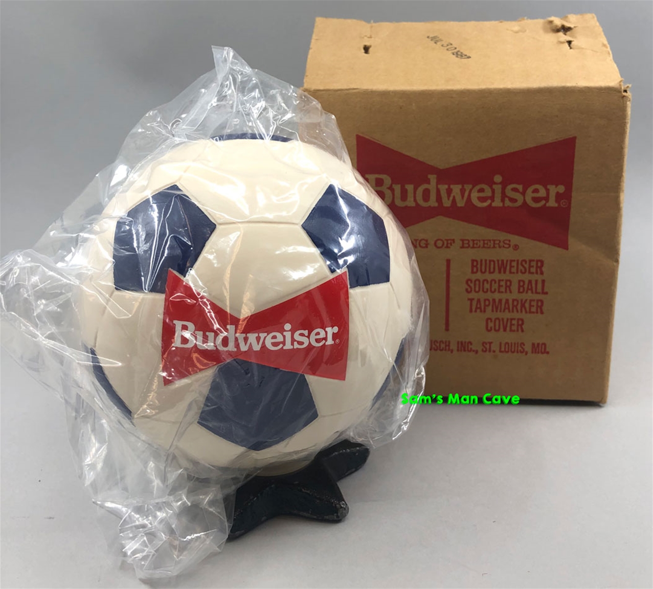 Budweiser Soccer Ball Tap Marker Cover