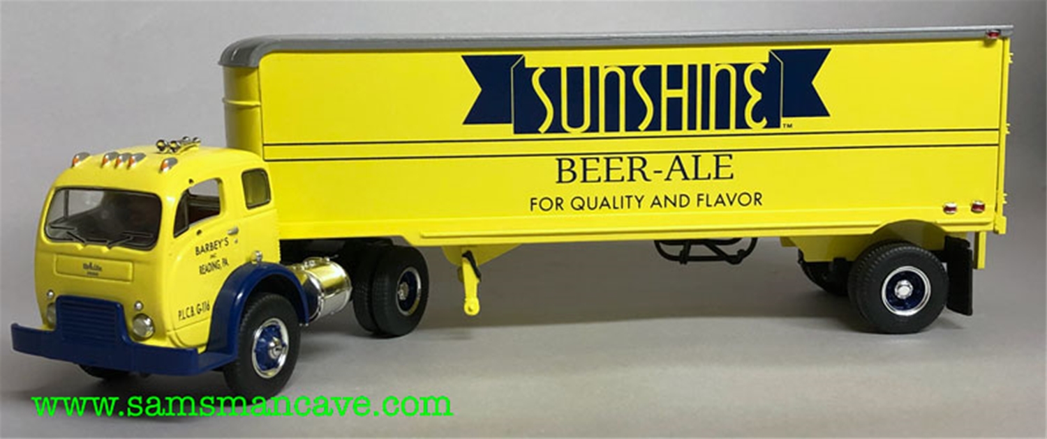 Sunshine Beer Ale White 3000 Tractor Trailer