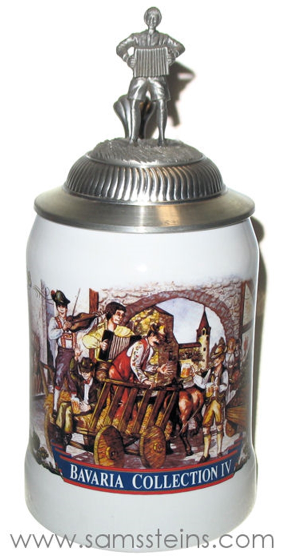 1993 Strohs Bavaria Collection IV Beer Stein
