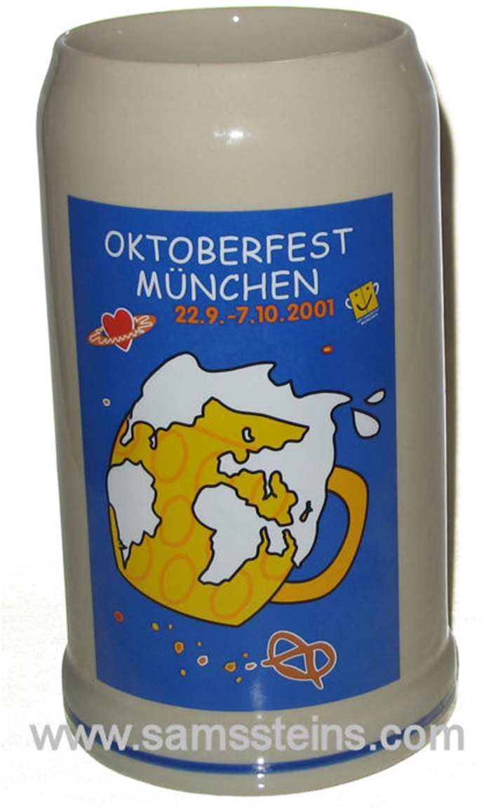 2001 Munich Oktoberfest Official Beer Mug