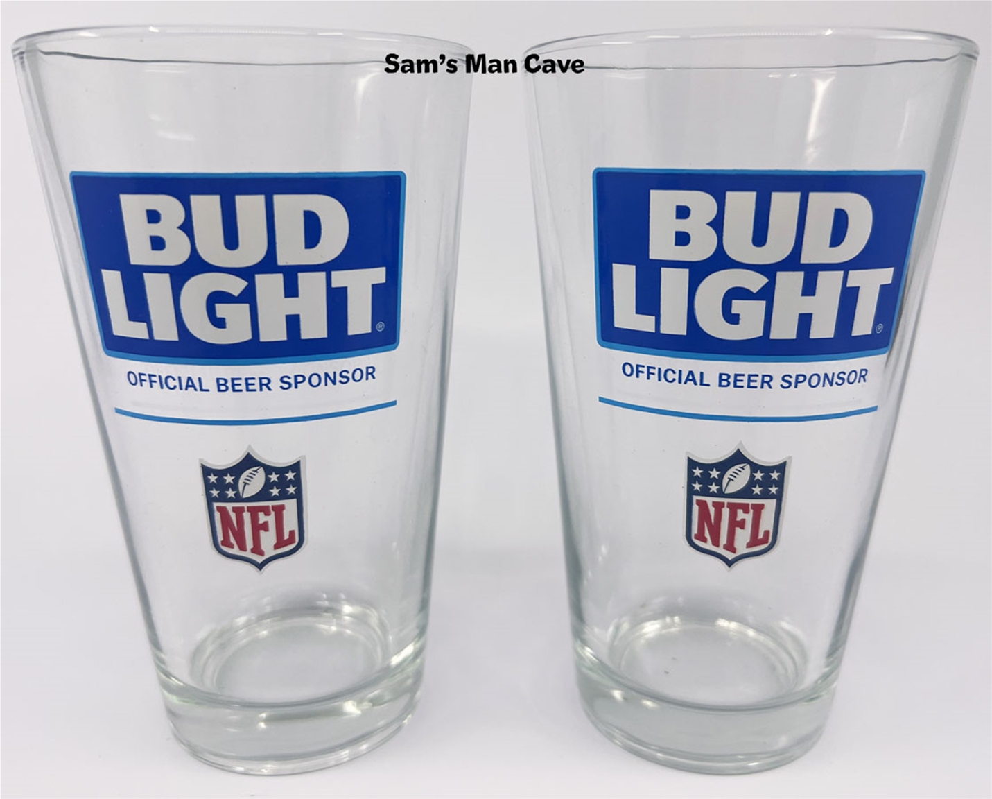 Bud Light NFL Pint Glass Set