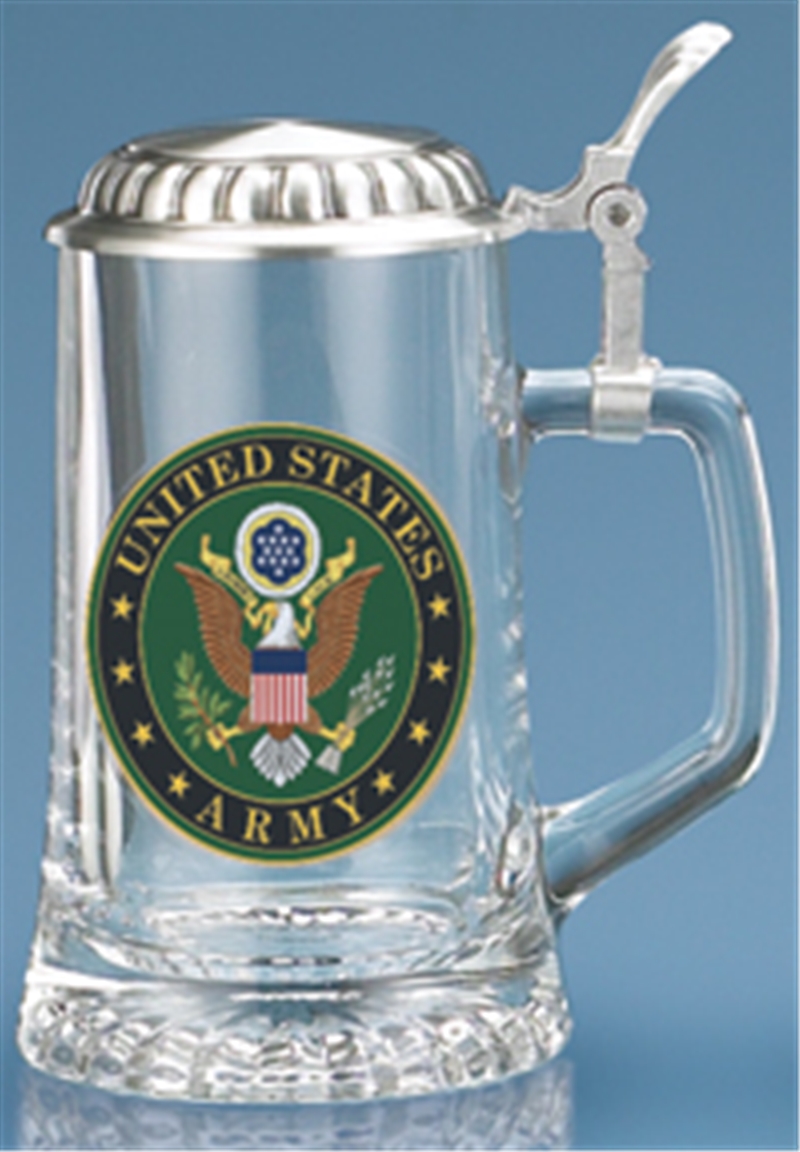 Army Glass Stein