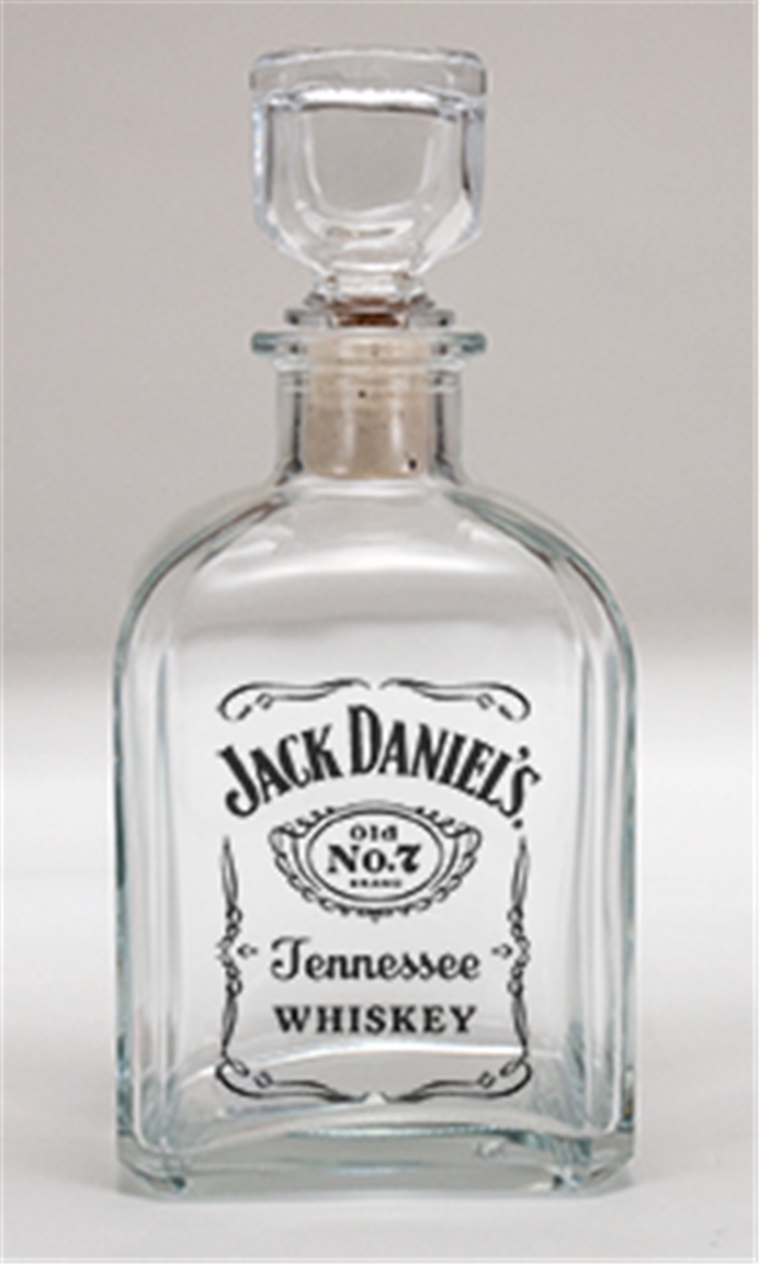 Jack Daniels Label Decanter