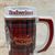 2021 Budweiser Holiday Plaid Holiday Mug side view