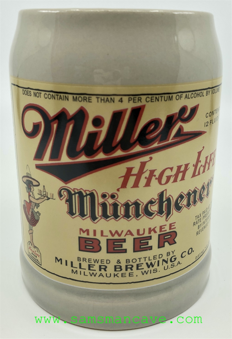 Miller High Life Munchener Beer Hofbrau Mug