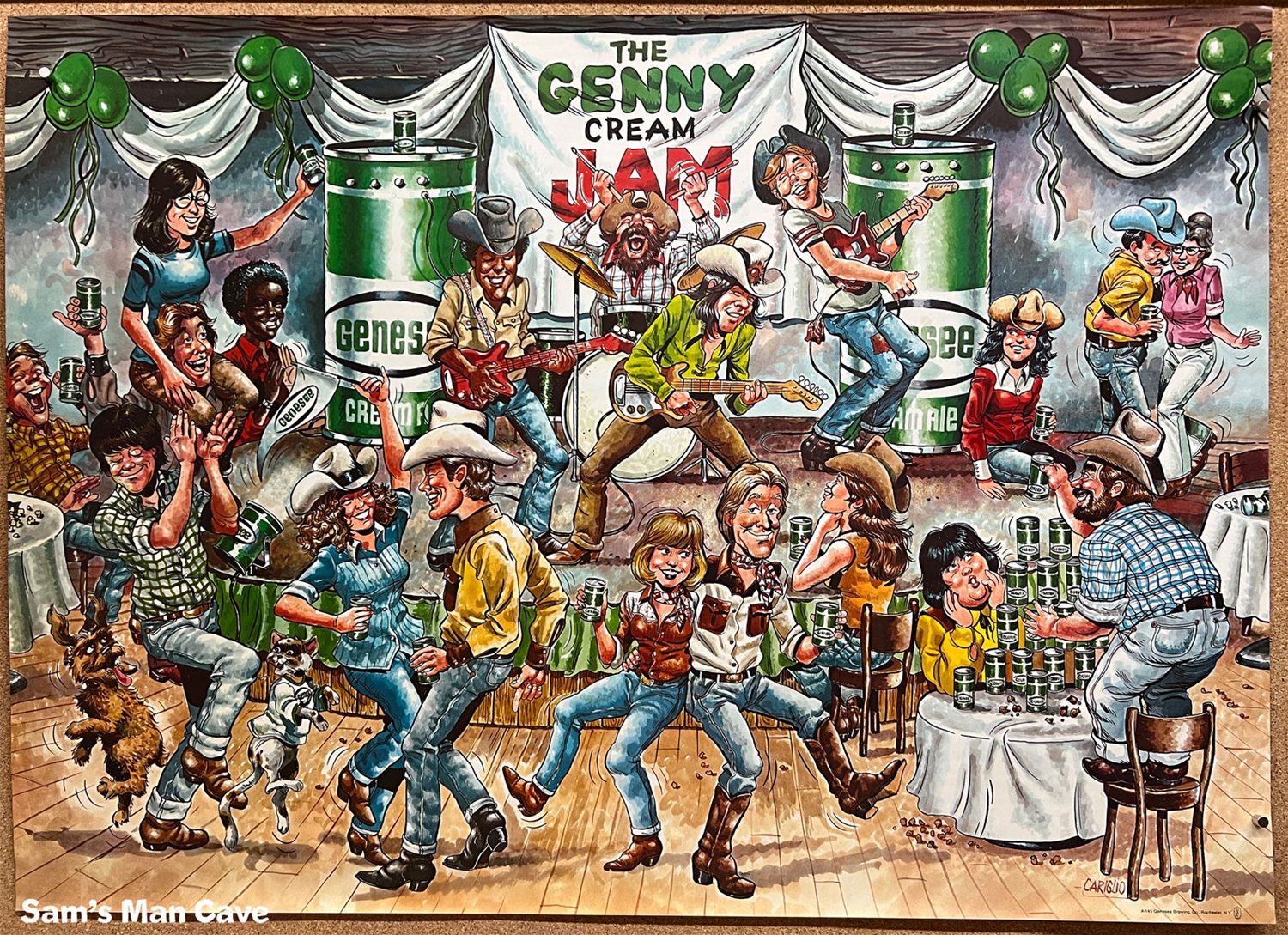 Genny Cream Jam Beer Poster