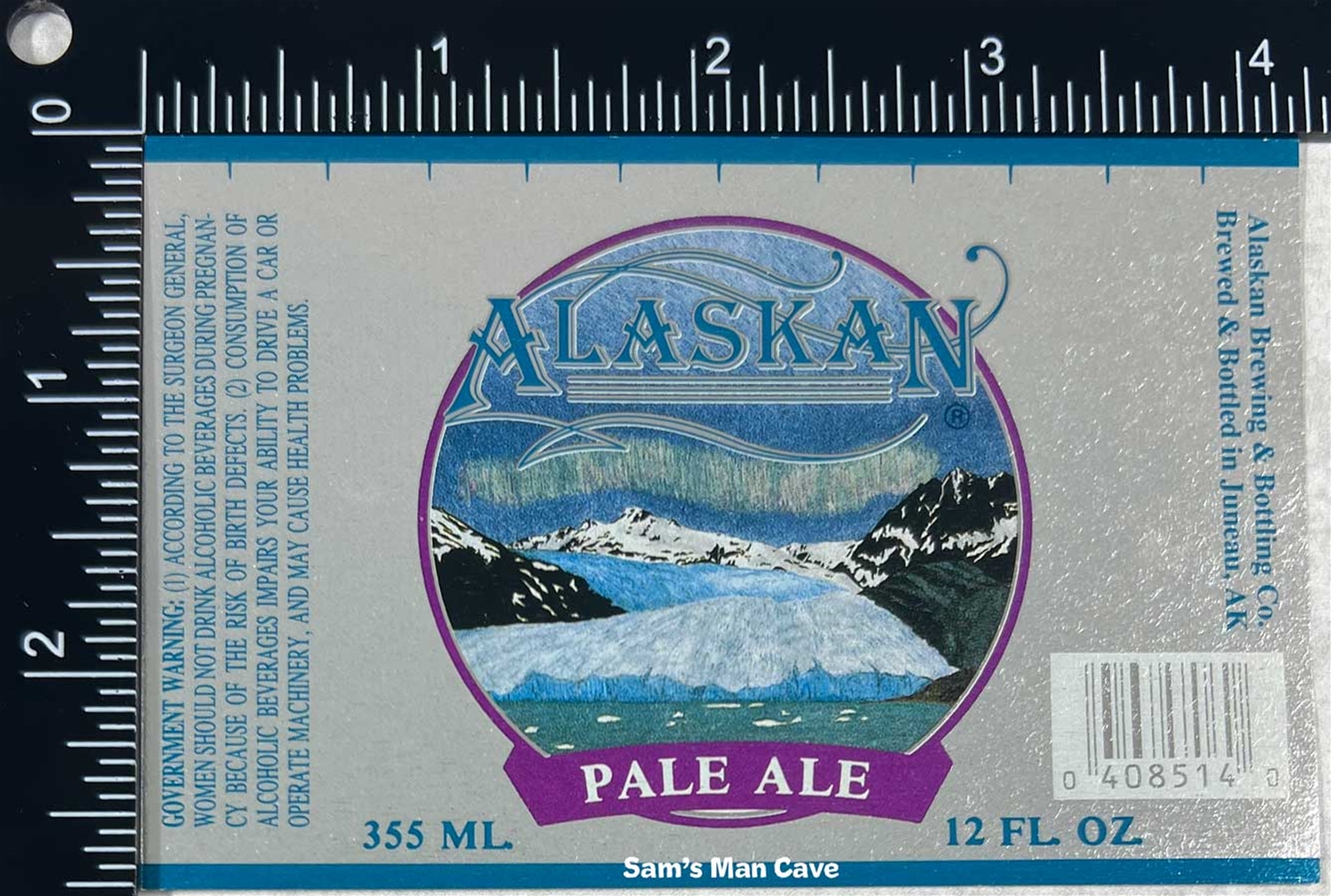 Alaskan Pale Ale Label