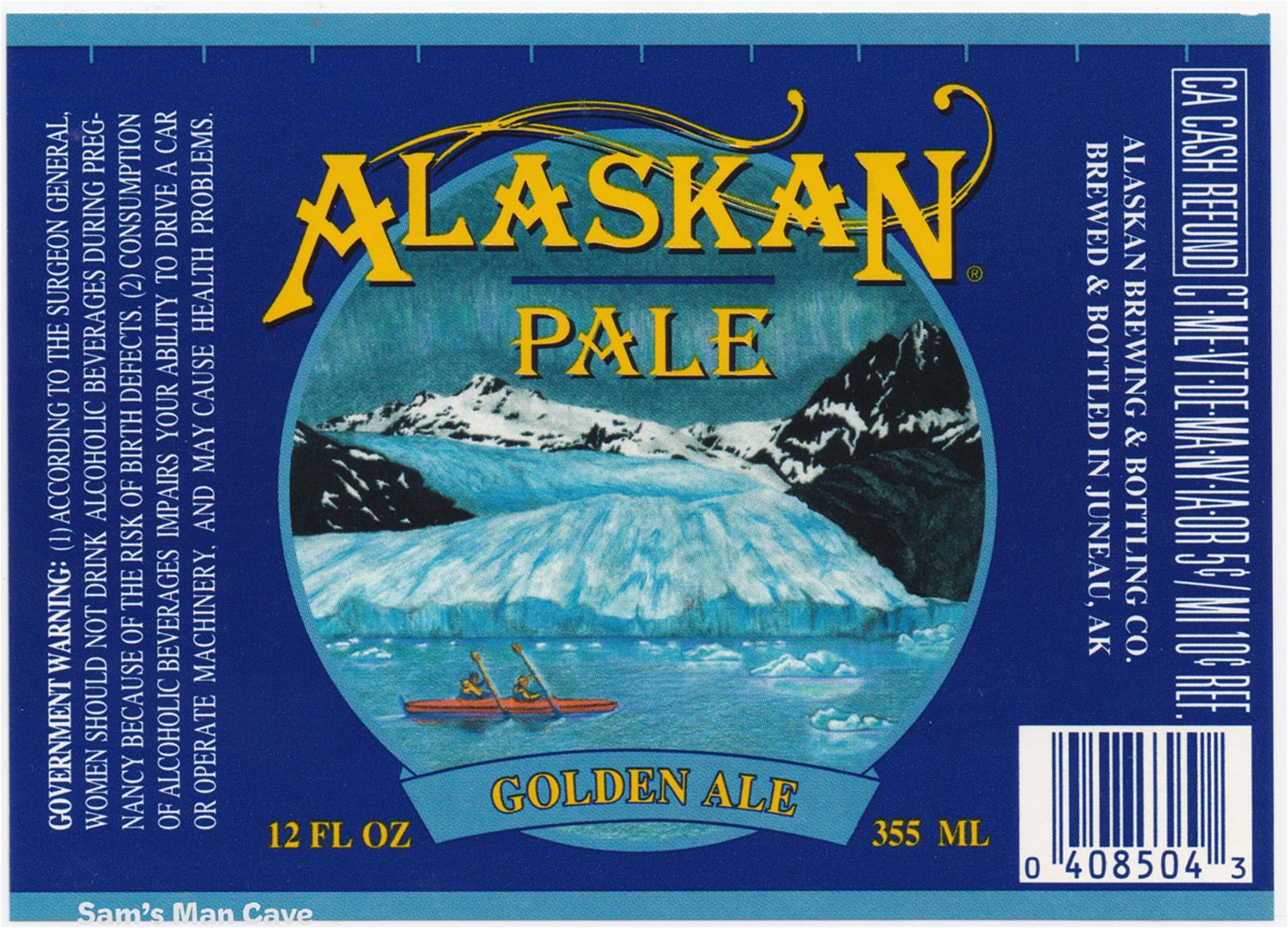 Alaskan Pale Golden Ale Label