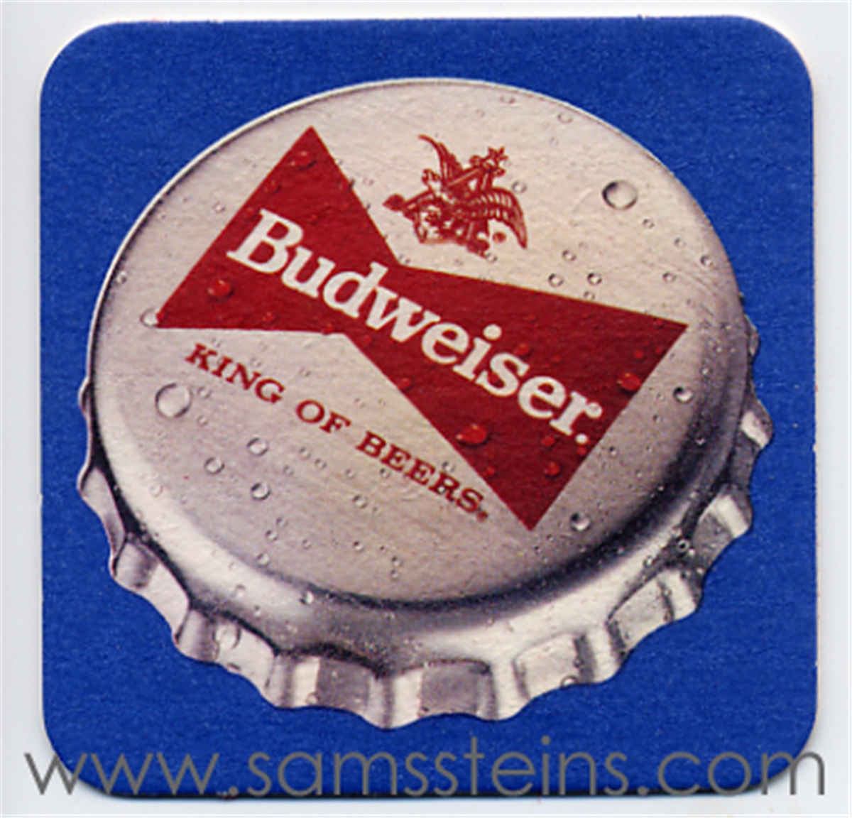 Budweiser Bottle Cap Beer Coaster