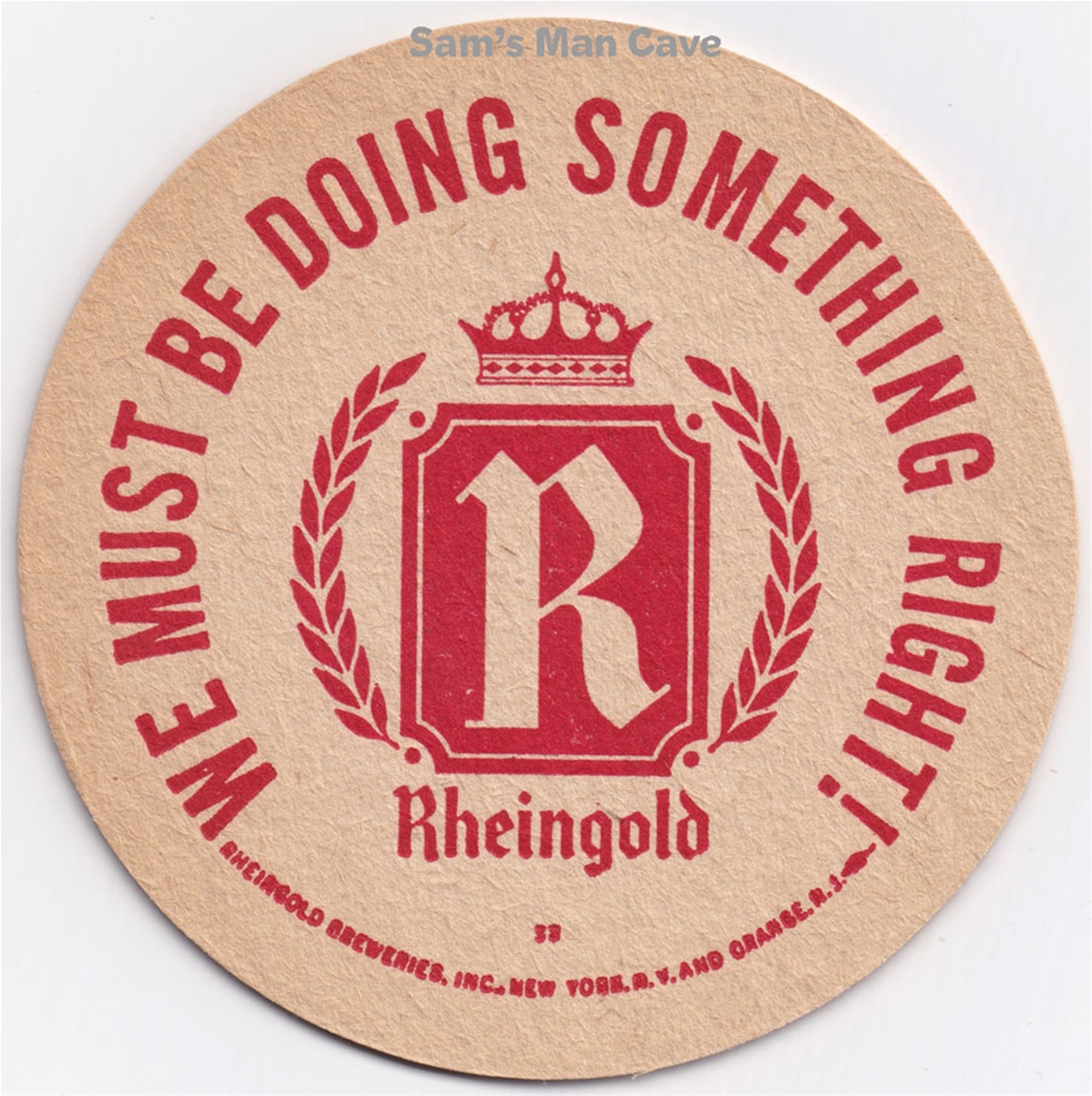 Rheingold Beer Coaster