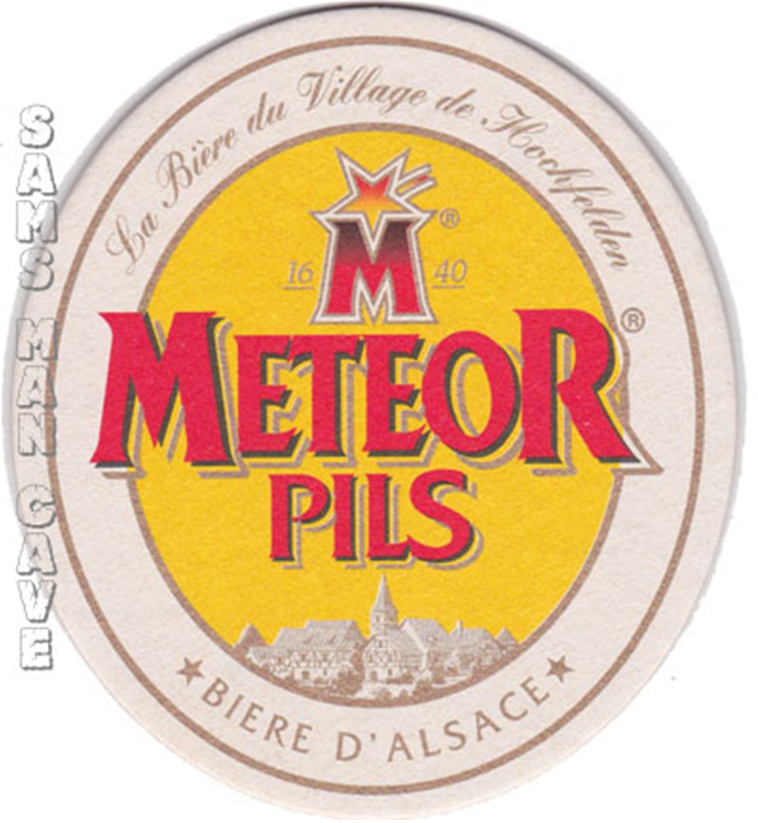 Meteor Pils Beer Coaster