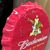 Budweiser Bottle Cap Metal Sign angled side view