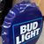 Bud Light Bottle Cap Metal Sign angled side view