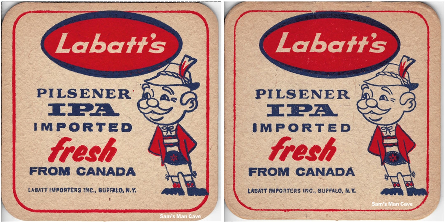 Labatt's Pilsener IPA Beer Coaster
