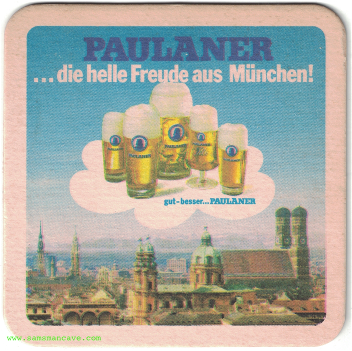 Paulaner Munchen Beer Coaster