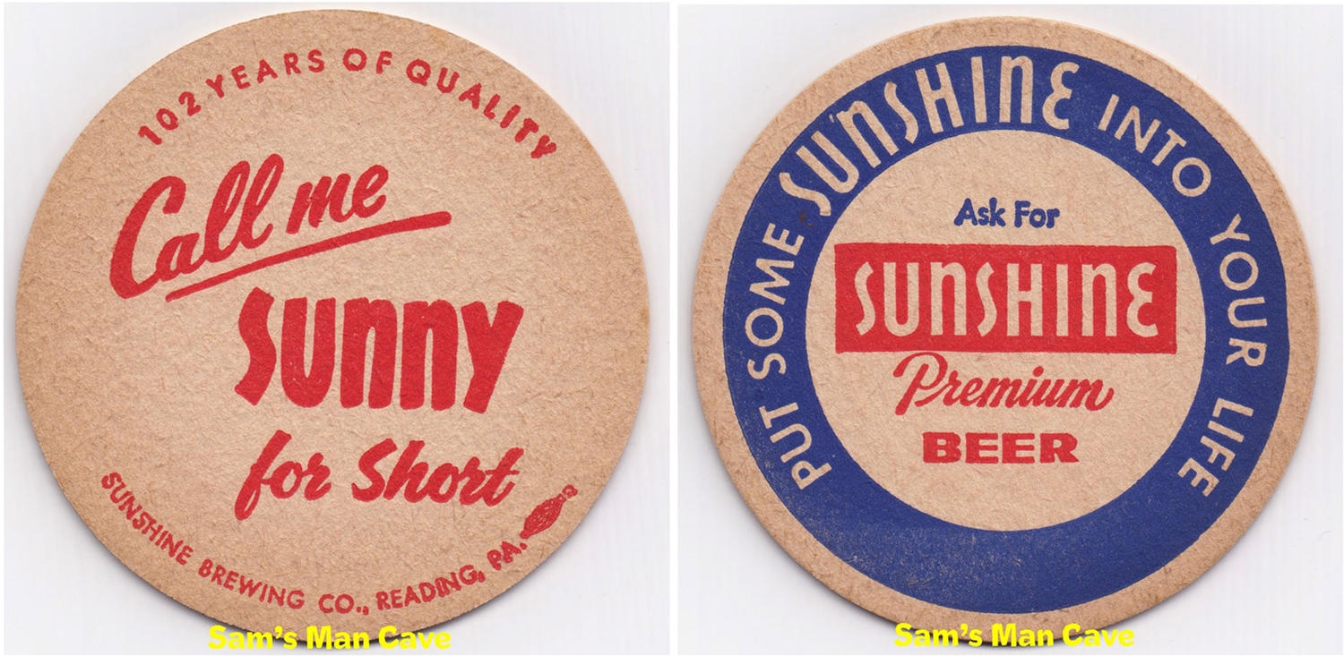 Sunshine 102 Years Beer Coaster