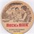 Beck's Bier Mount Vesuvius Beer Coaster