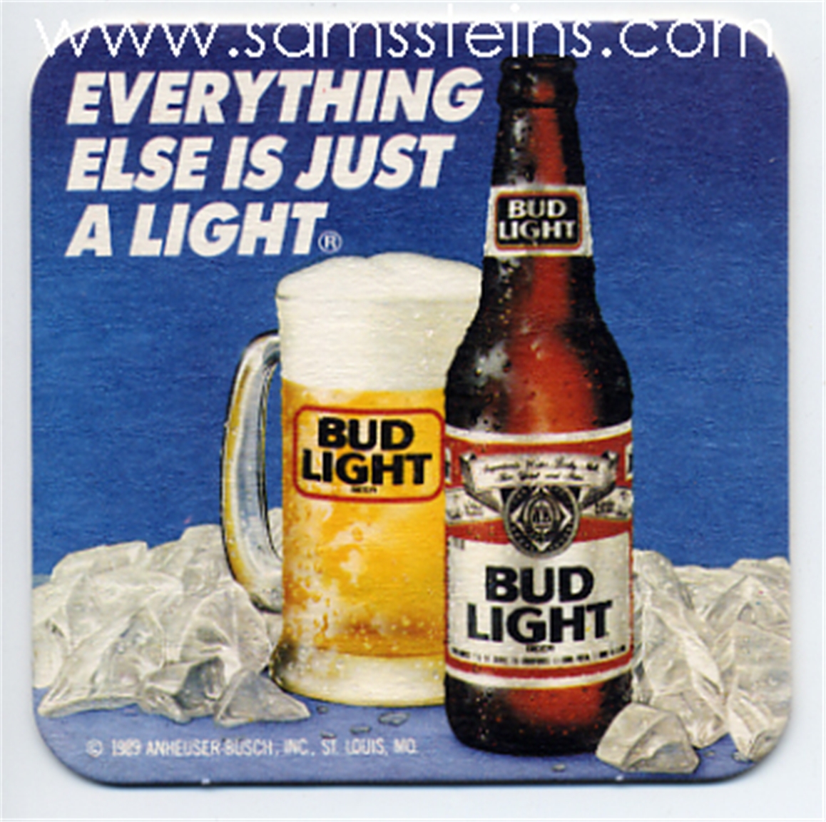 Bud Light Everything Else Beer Coaster