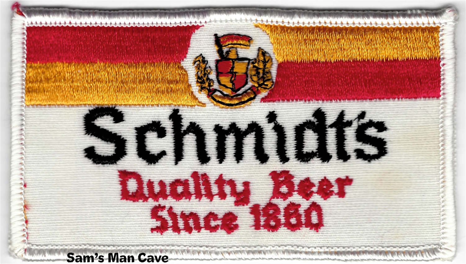 Schmidt's Quality Beer Patch front of patch