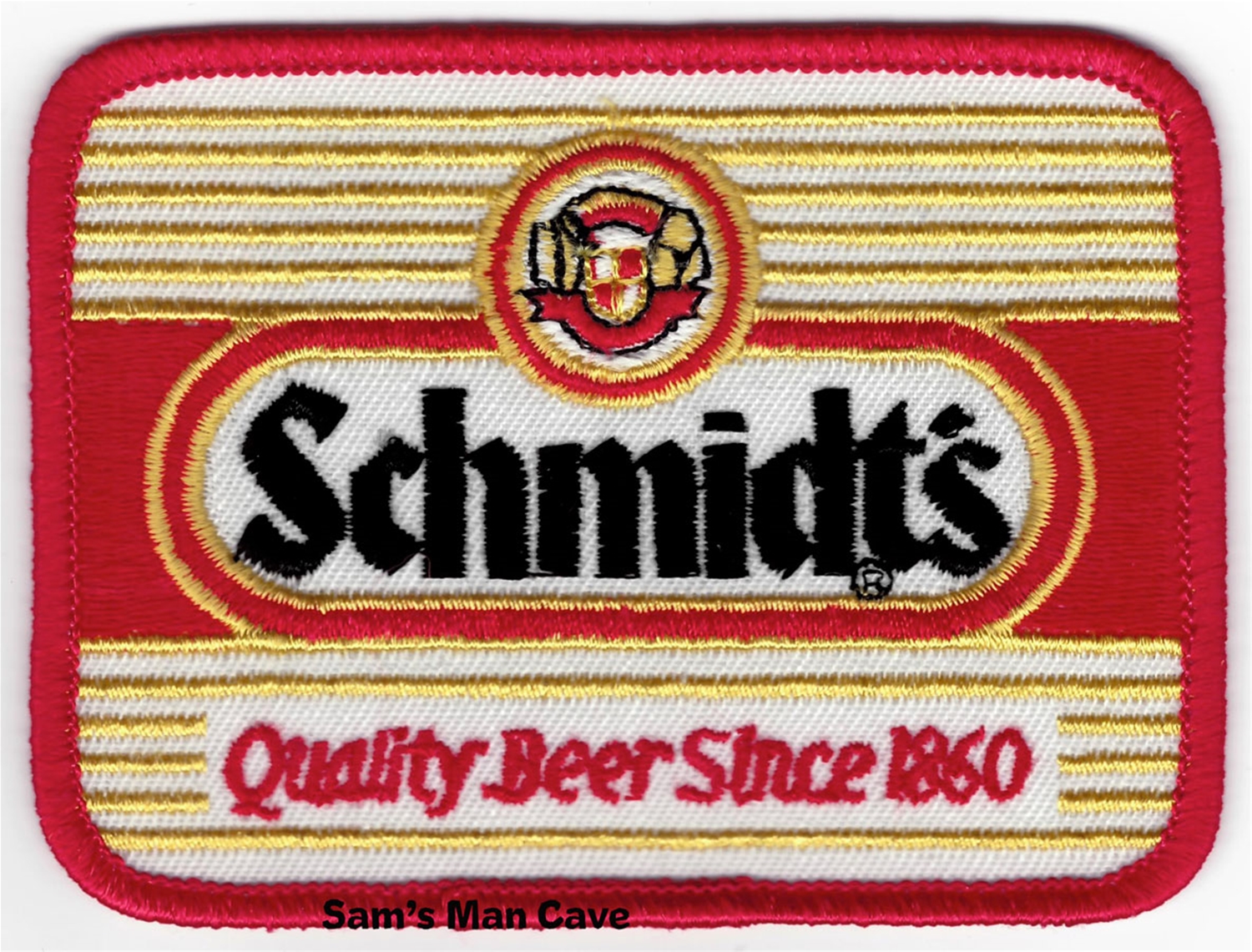 Schmidt's Quality Beer Patch front of patch