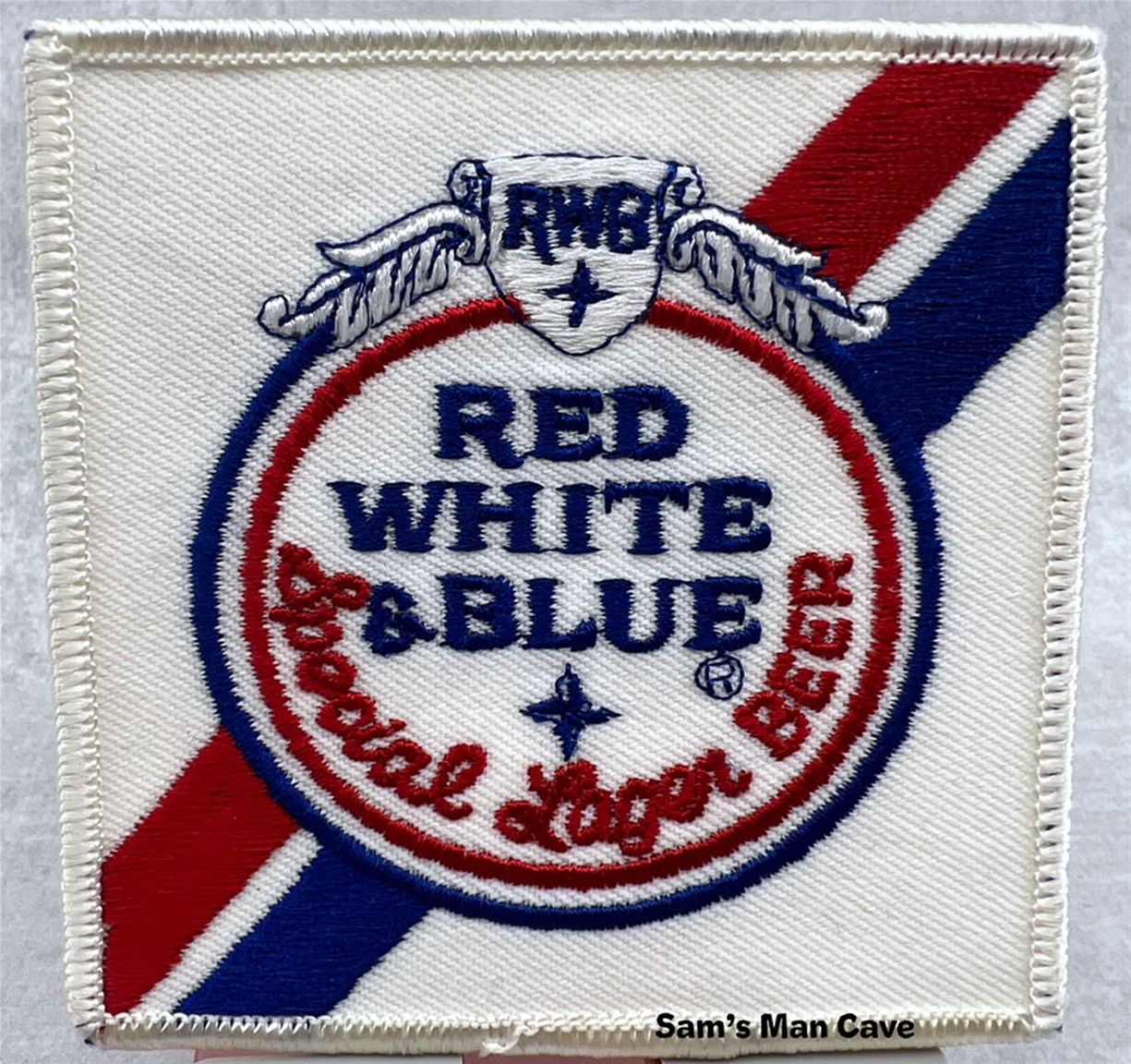Red White & Blue Beer Patch
