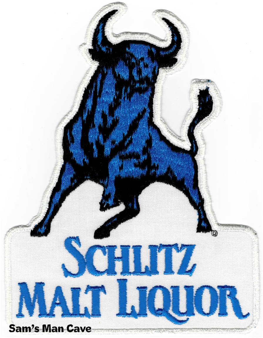 Schlitz Malt Liquor Bull Large Patch