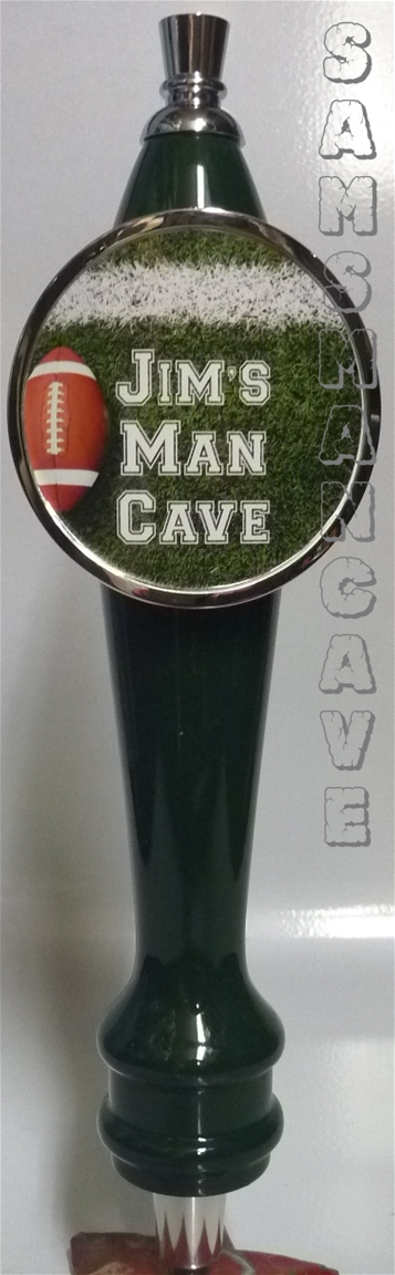 Personalized Football Beer Tap