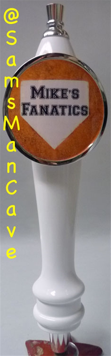 Personalized Baseball Home Plate Beer Tap Handle