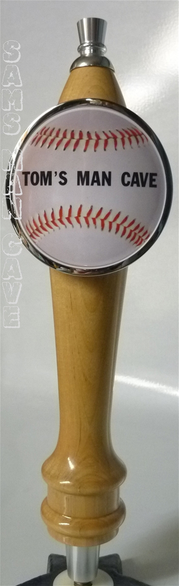 Personalized Baseball Tap Handle