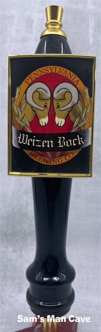 Pennsylvania Brewing Co. Weizen Bock Tap Handle