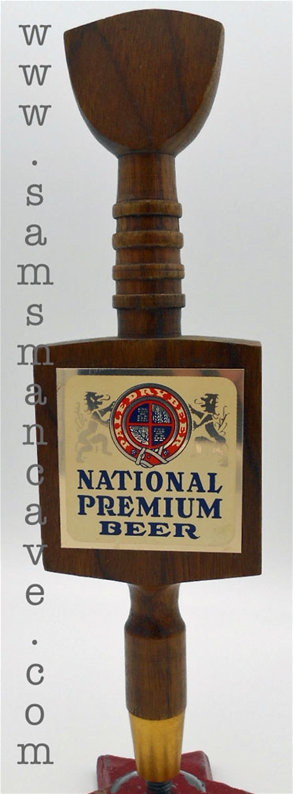 National Premium Beer Tap Handle