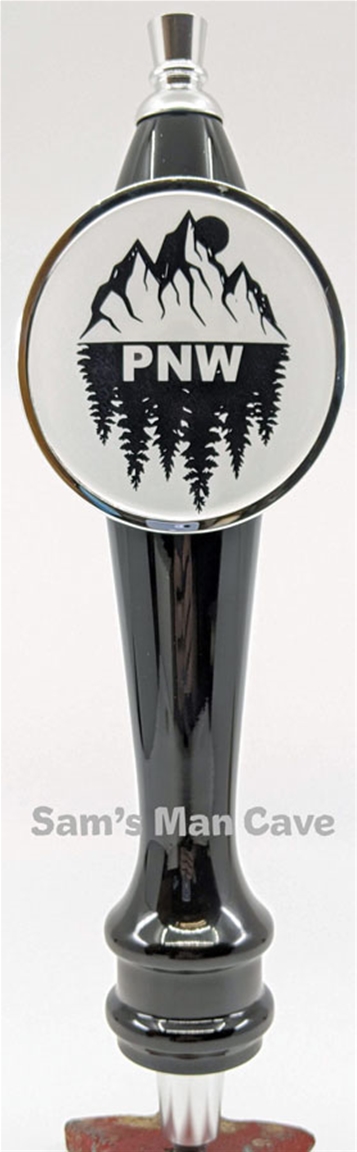 Pacific Northwest Mountain Tap Handle