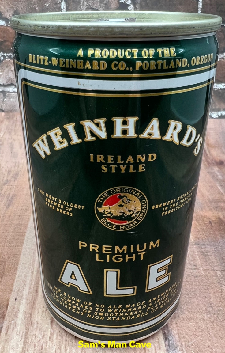 Weinhard's Ale Beer Can