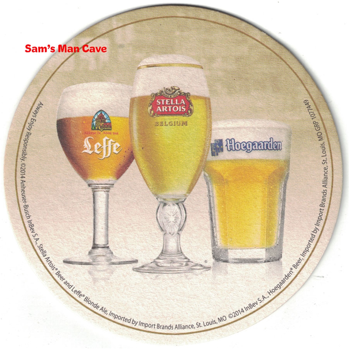 Best of Belgium Beer Coaster