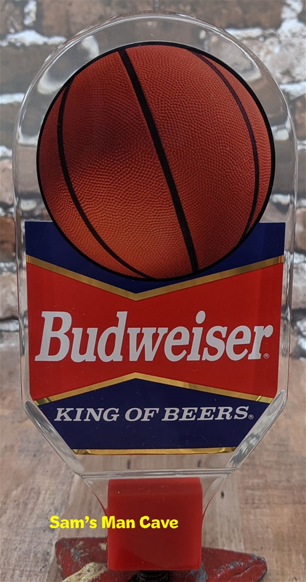 Budweiser Basketball Tap Handle