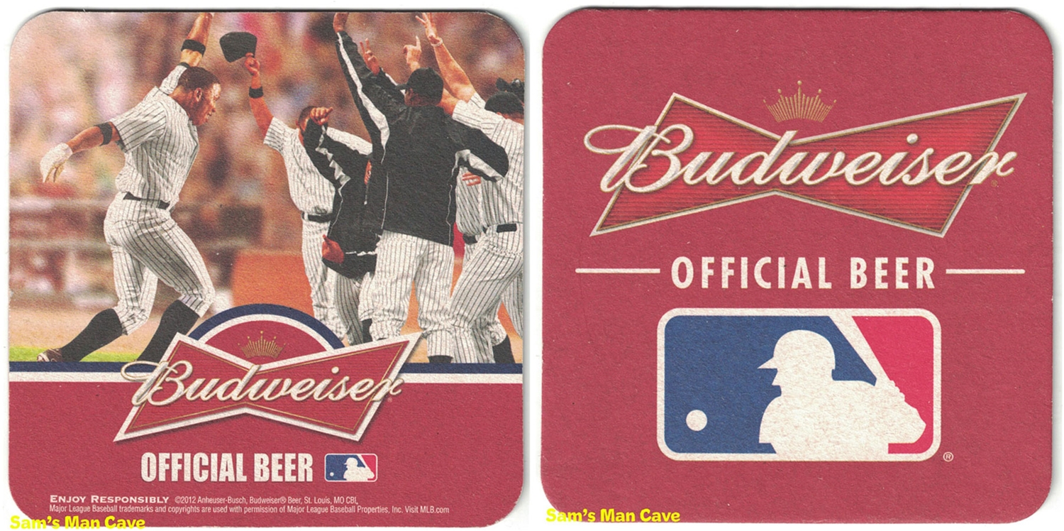 Budweiser Official MLB Beer Coaster